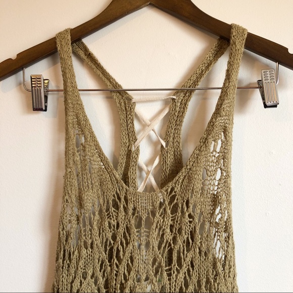 STARING AT STARS Crotchet Knit Tank Top - Picture 3 of 13